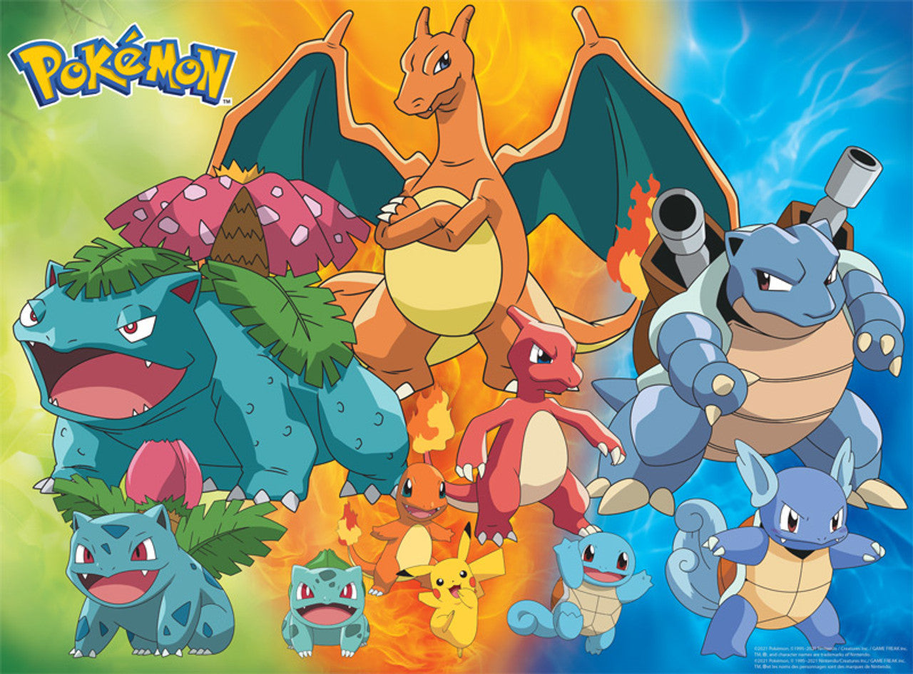 Pokemon: First Partners Squares 1000 Piece Puzzle