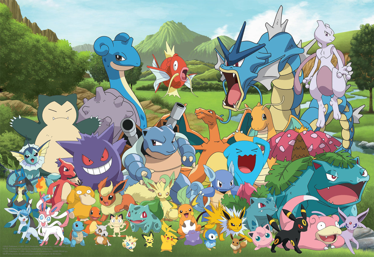 Buffalo Games-Pokémon: Pokémon Group - 2000 Piece Puzzle-2336-Legacy Toys