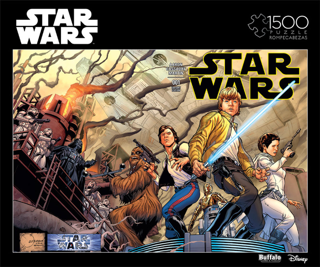 Buffalo Games-Star Wars: #1 Variant Cover - 1500 Piece Photomosaic Puzzle-2464-Legacy Toys