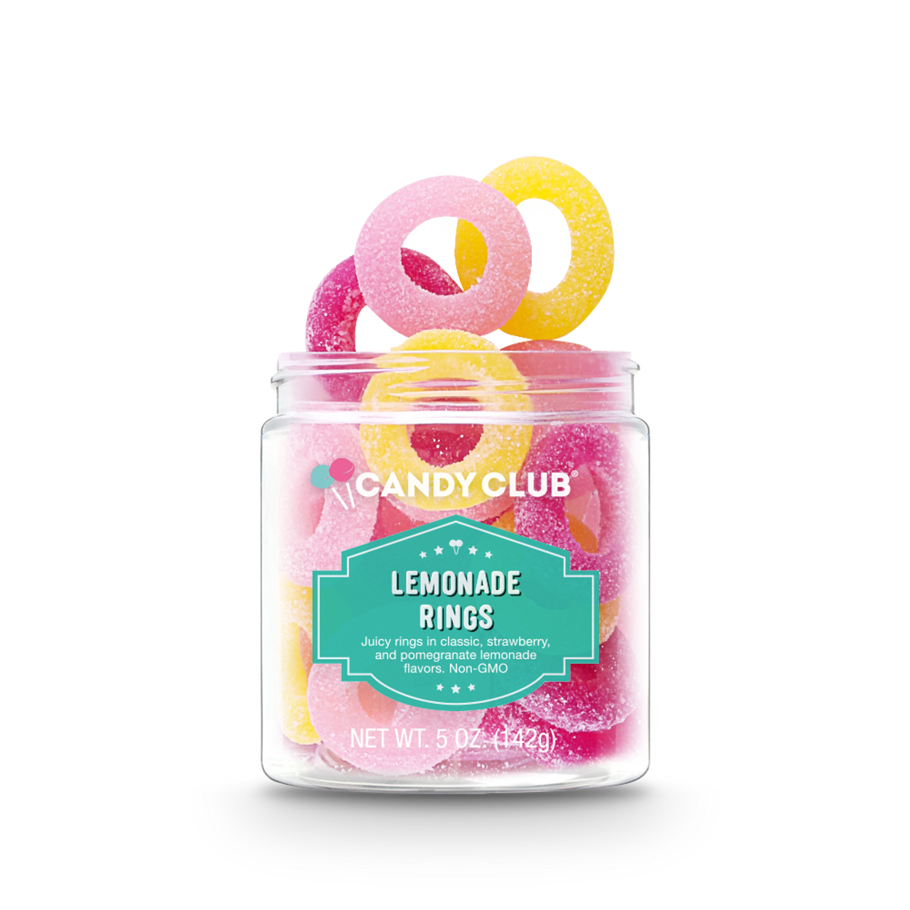 Candy Club-Lemonade Rings Small Jar-RS-1705-00-29-Legacy Toys