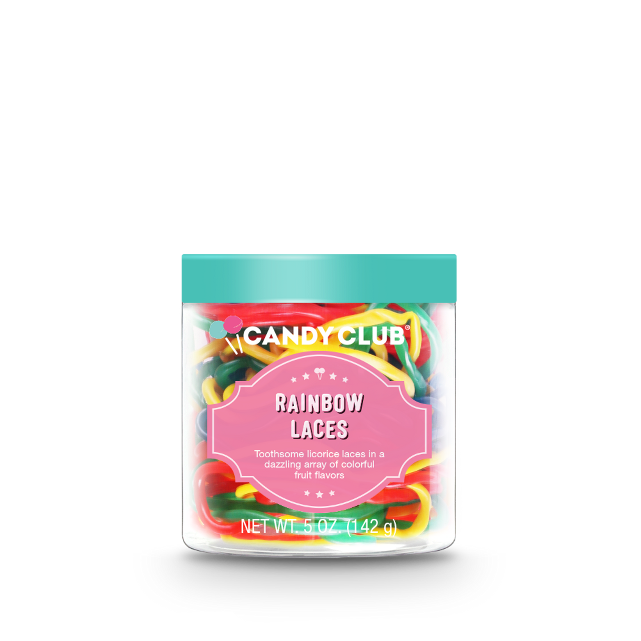 Candy Club-Rainbow Laces Small Jar-RS1605-00-01-Legacy Toys