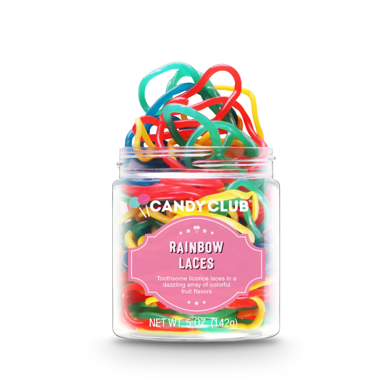 Candy Club-Rainbow Laces Small Jar-RS1605-00-01-Legacy Toys