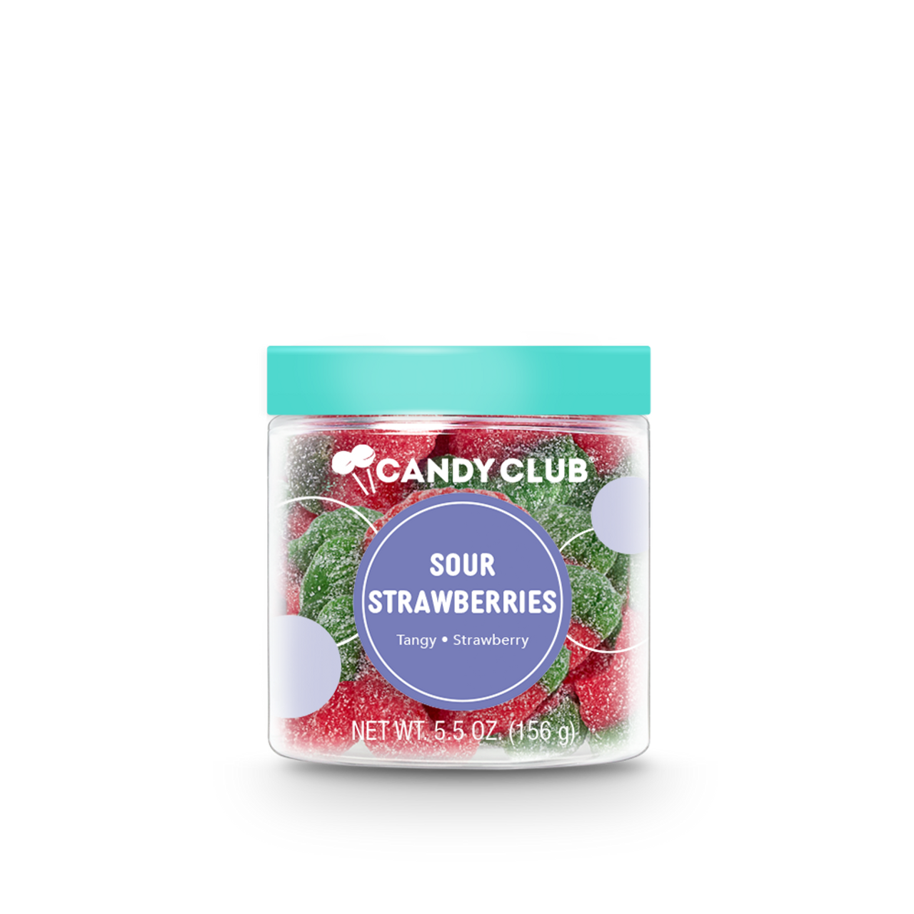 Candy Club-Sour Strawberries Small Jar-RS1600-00-03-Legacy Toys