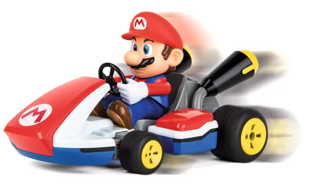 Carrera-2.4GHz Mario Kart Mario - Race Kart with Sound RC Toy-CARR370162107X-Legacy Toys
