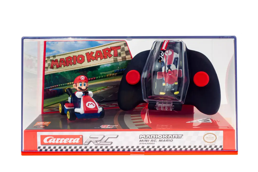 Carrera-2.4GHz Mario Kart Mini RC, Mario-CARR370430002-Legacy Toys