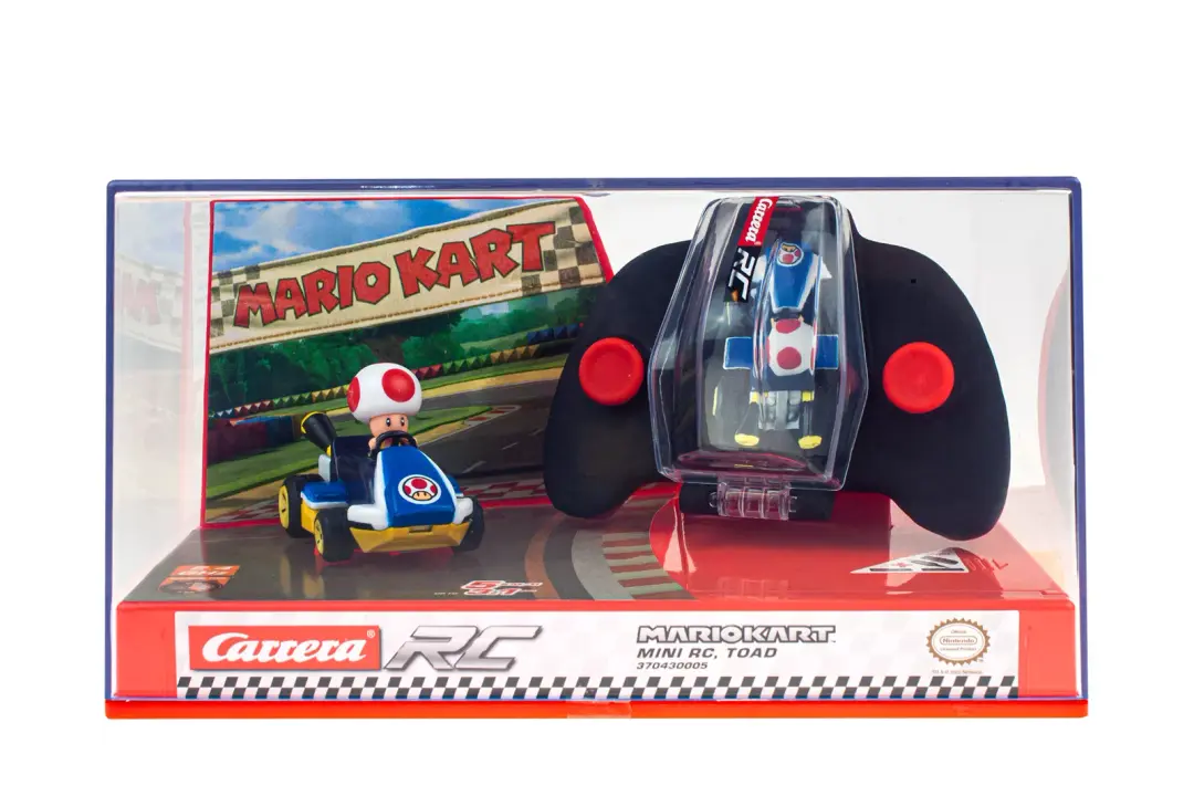 Carrera-2.4GHz Mario Kart Mini RC, Toad-CARR370430005-Legacy Toys