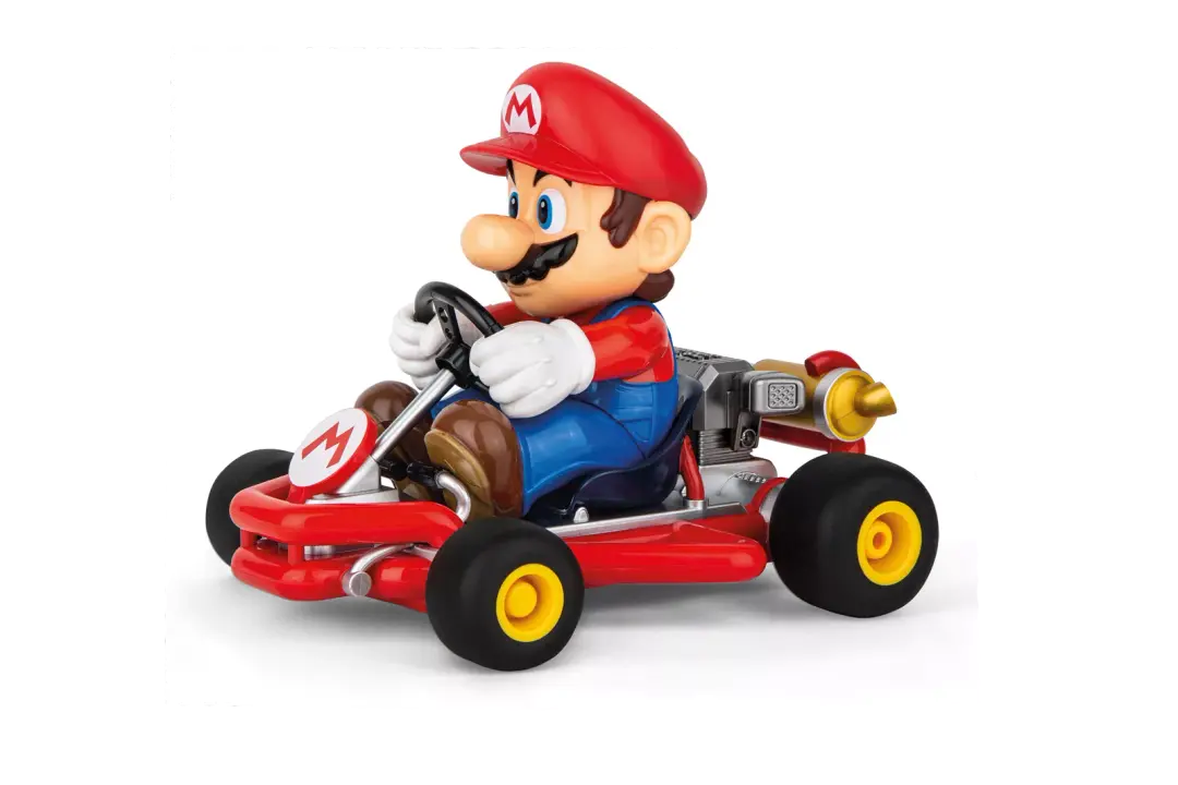 Carrera-2.4GHz Mario Kart Pipe Kart, Mario-CARR370200989-Legacy Toys