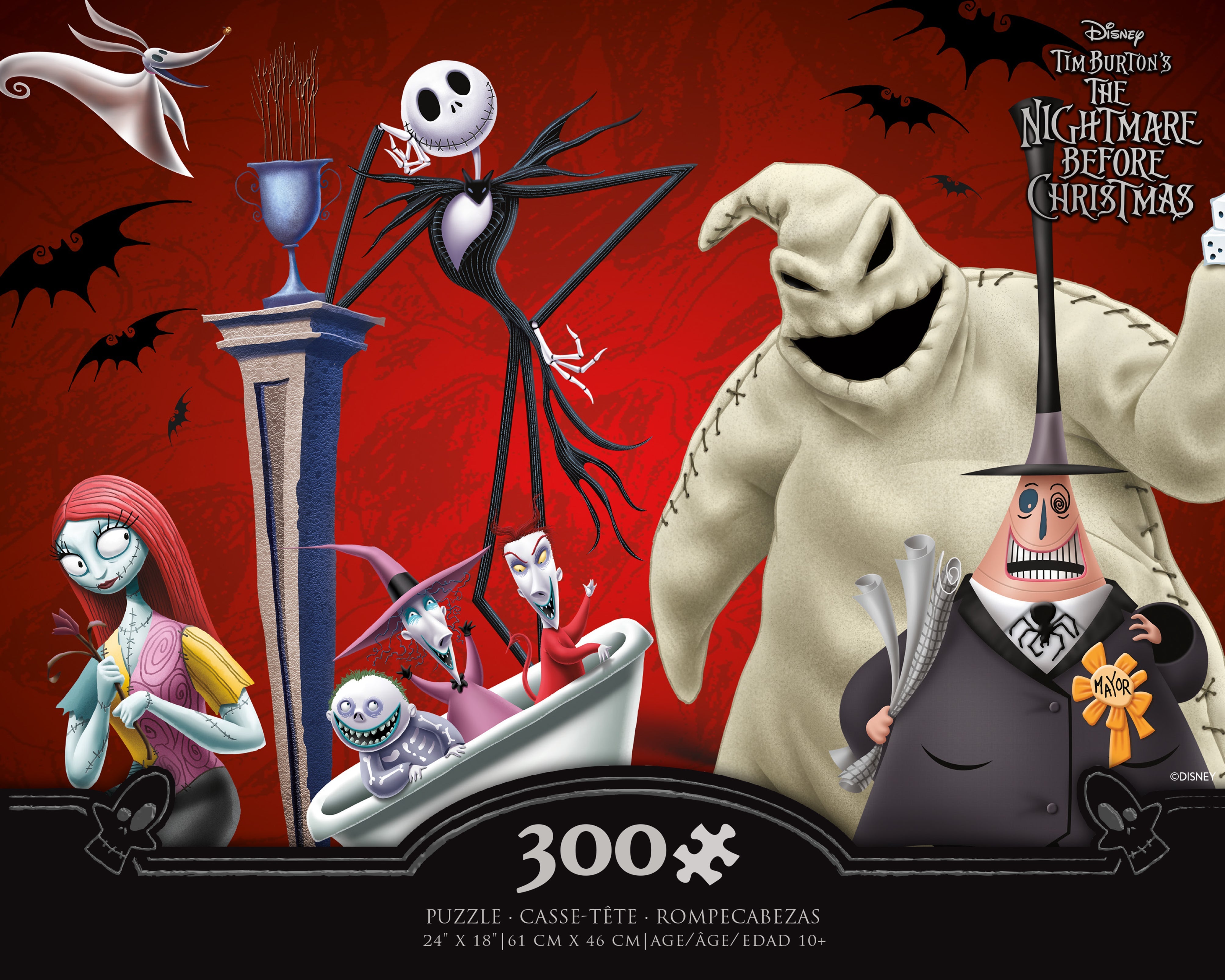 Ceaco-Disney - The Nightmare Before Christmas - Oogie Boogie Bash - 300 Piece Puzzle-2237-10-Legacy Toys