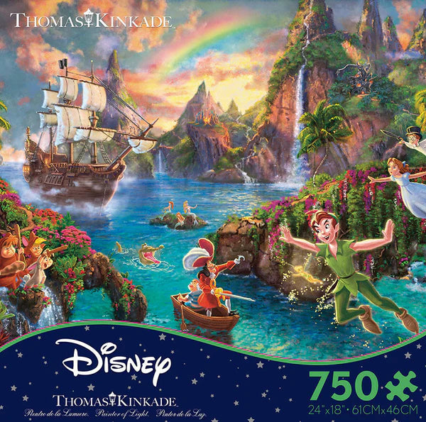 Thomas Kinkade Disney - Peter Pan's Neverland - 750 Piece Puzzle