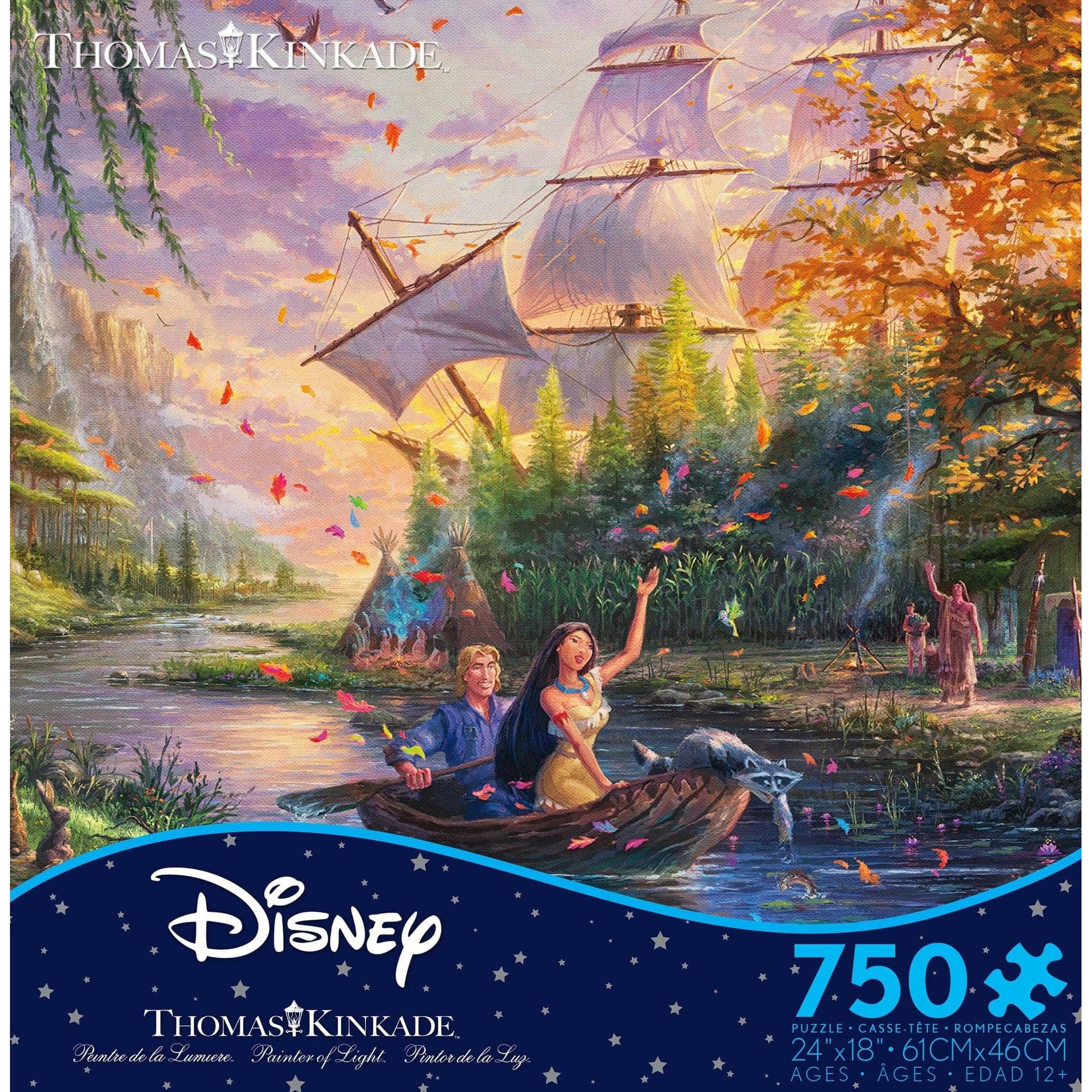 Ceaco-Thomas Kinkade Disney - Pocahontas - 750 Piece Puzzle-2903-25-Legacy Toys