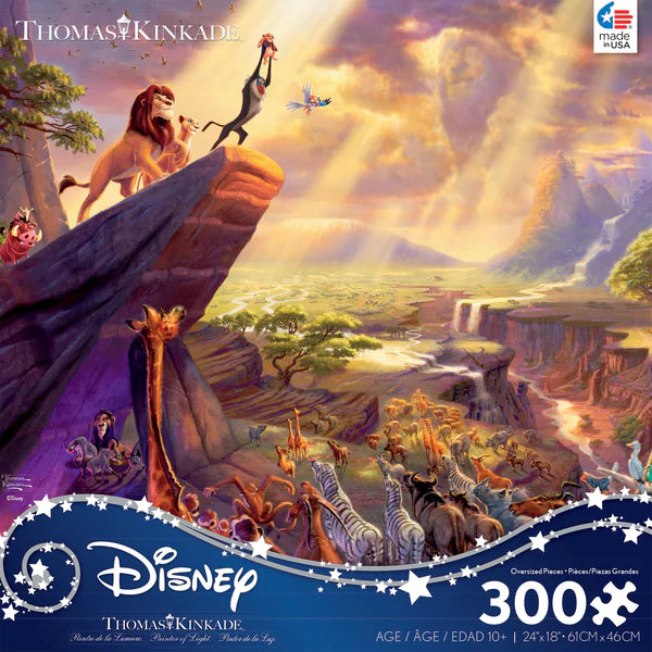Ceaco-Thomas Kinkade Disney - The Lion King - 300 Piece Puzzle-2222-15-Legacy Toys