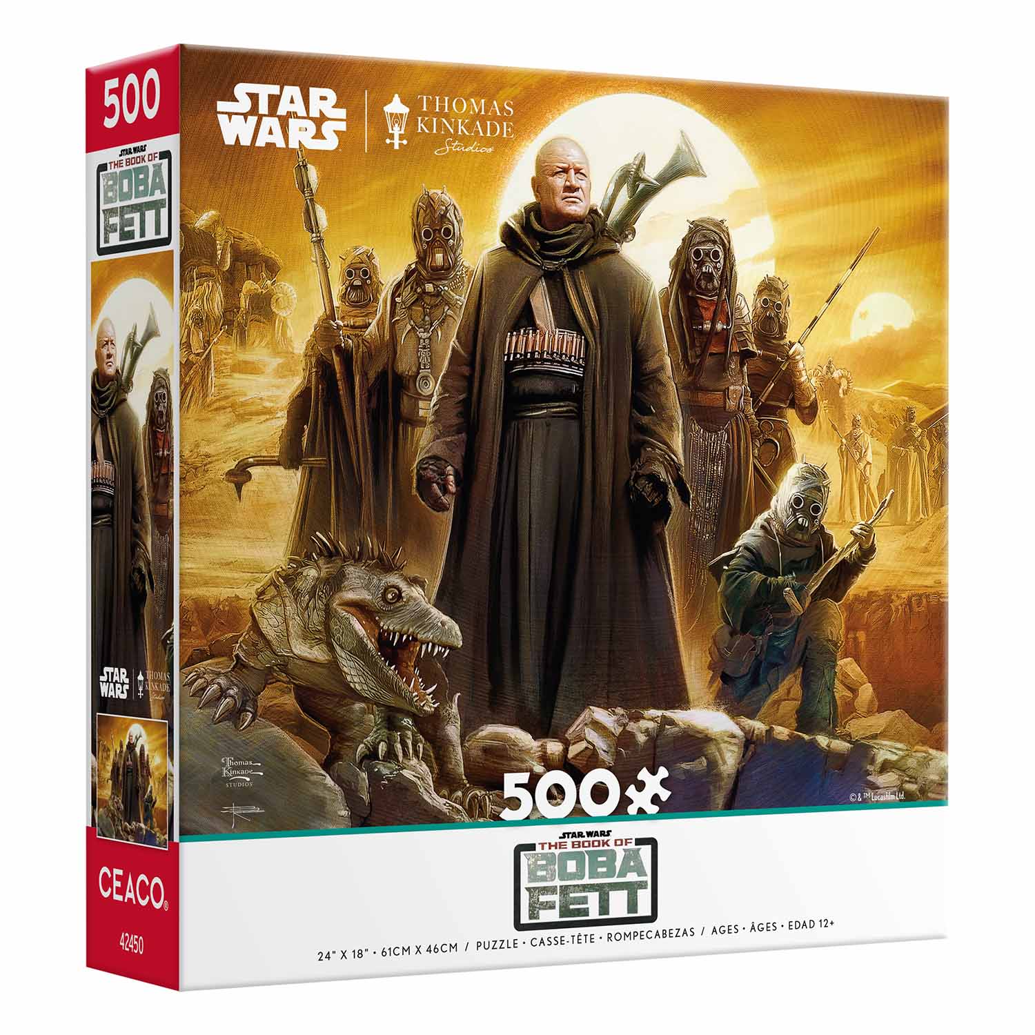 Ceaco-Thomas Kinkade Star Wars: The Book of Boba Fett - Tusken Raiders - 500 Piece Puzzle-2477-03-Legacy Toys