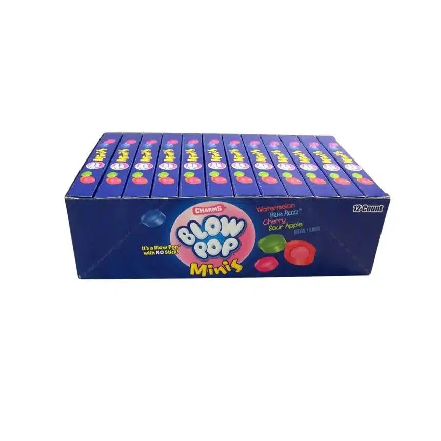 Charms-Blow Pops Minis 3.5 oz. Theater Box-03535-12-Box of 12-Legacy Toys