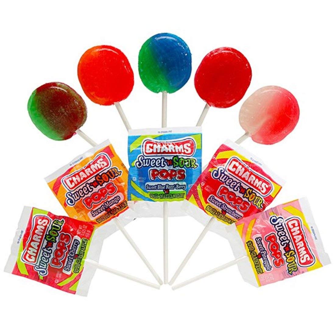 Charms-Charms Sweet N' Sour Pop 3.85 oz. Peg Bag--Legacy Toys
