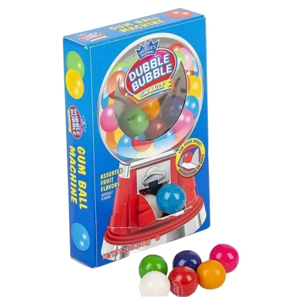 Dubble Bubble Gumball Machine 5.24 oz. Box