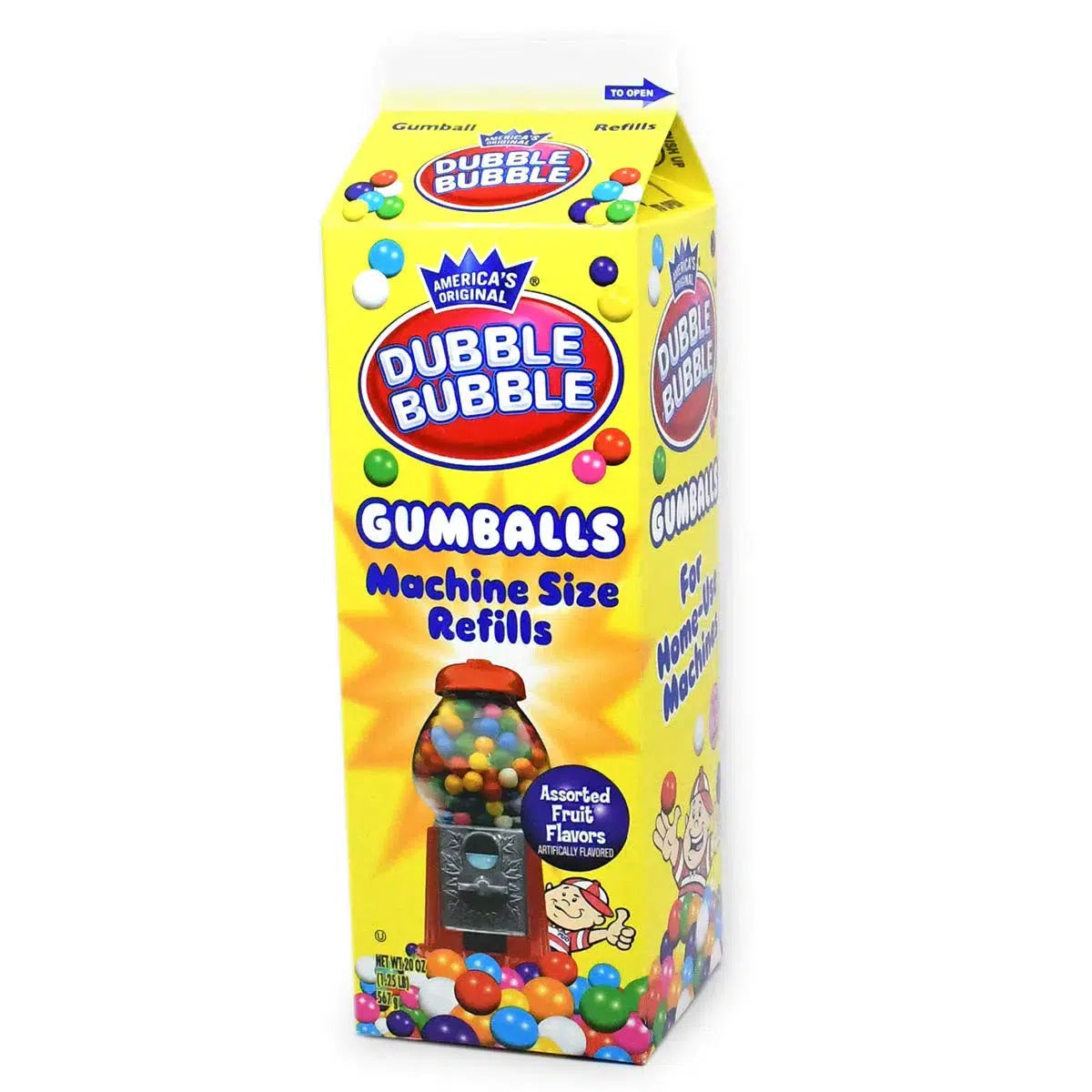 Charms-Dubble Bubble Gumballs Refill for Machines 20 oz. Box-21-Single-Legacy Toys
