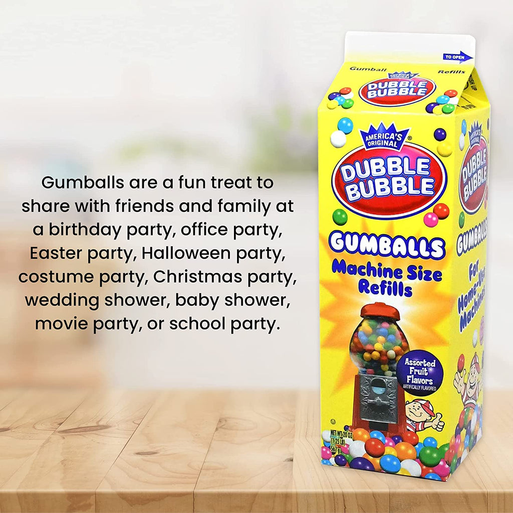 Charms-Dubble Bubble Gumballs Refill for Machines 20 oz. Box--Legacy Toys