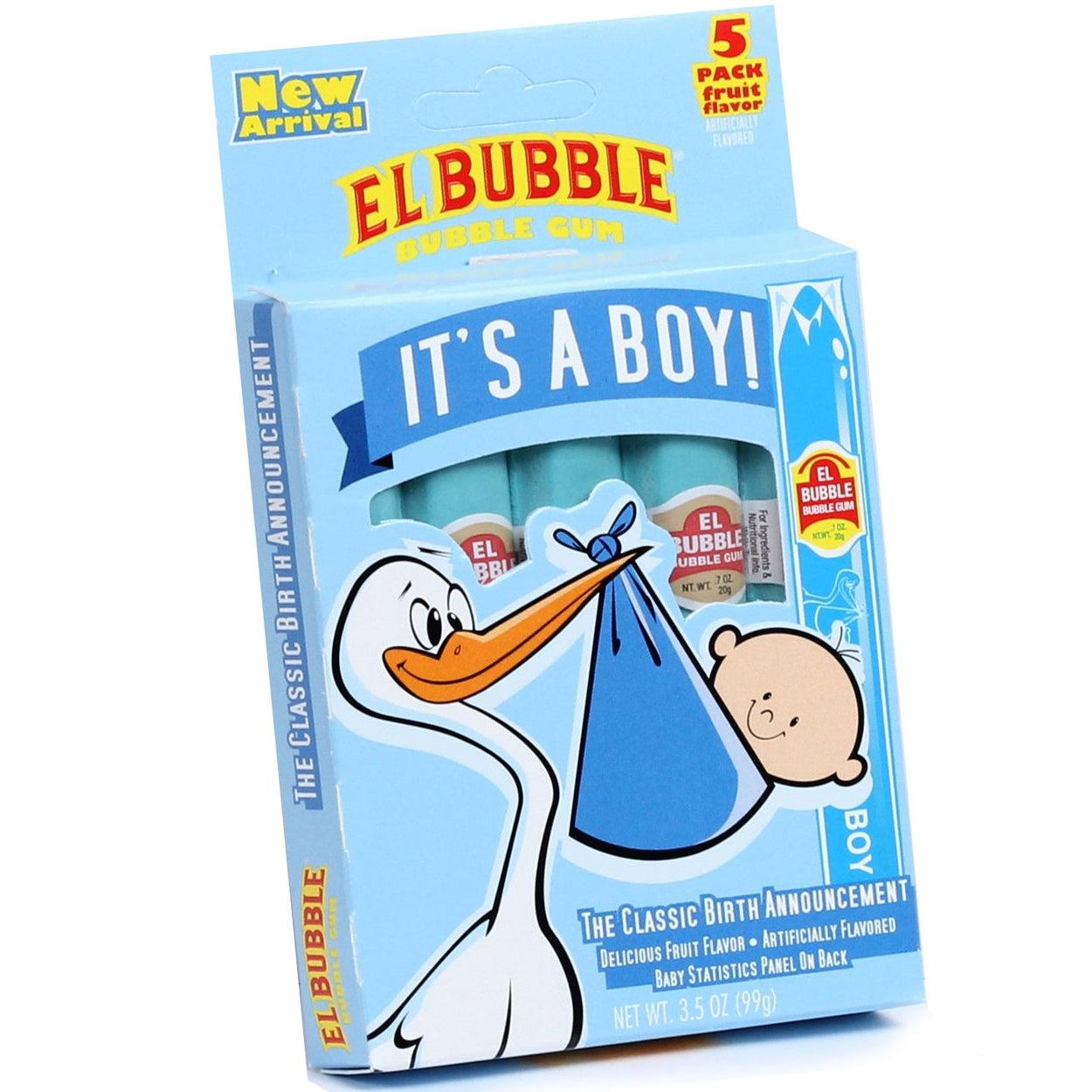 Charms-It's A Boy Bubble Gum Cigars 5 Pack-93391-1-Single-Legacy Toys
