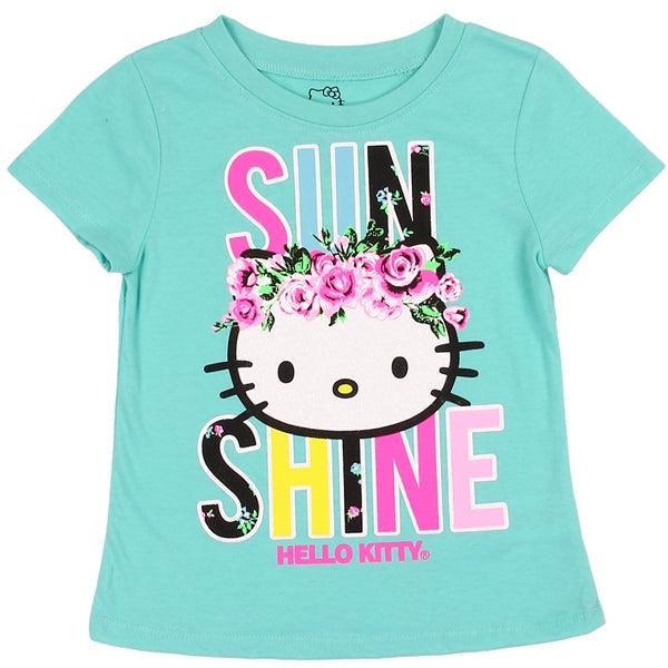 Childrens Apparel-HELLO KITTY Girls 4-6X T-Shirt-K3090683L-1-4-Legacy Toys
