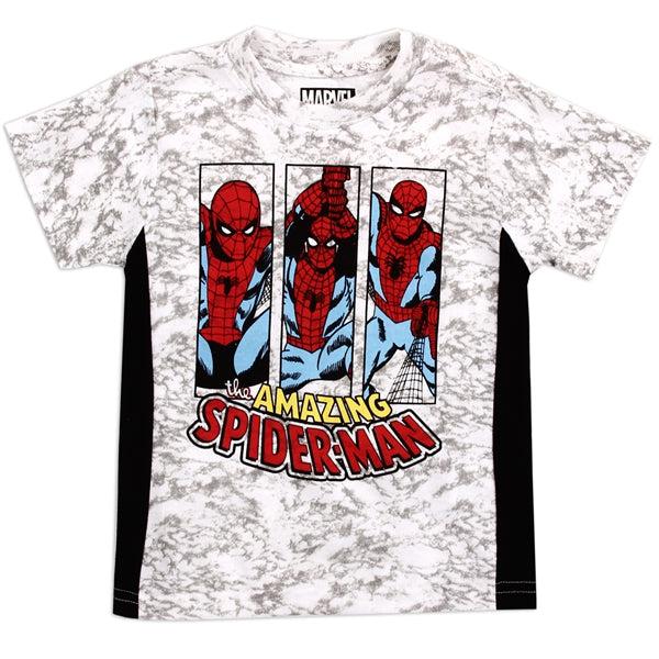 Childrens Apparel-SPIDER-MAN Boys Toddler T-Shirt-HMGC606-1-2T-Legacy Toys
