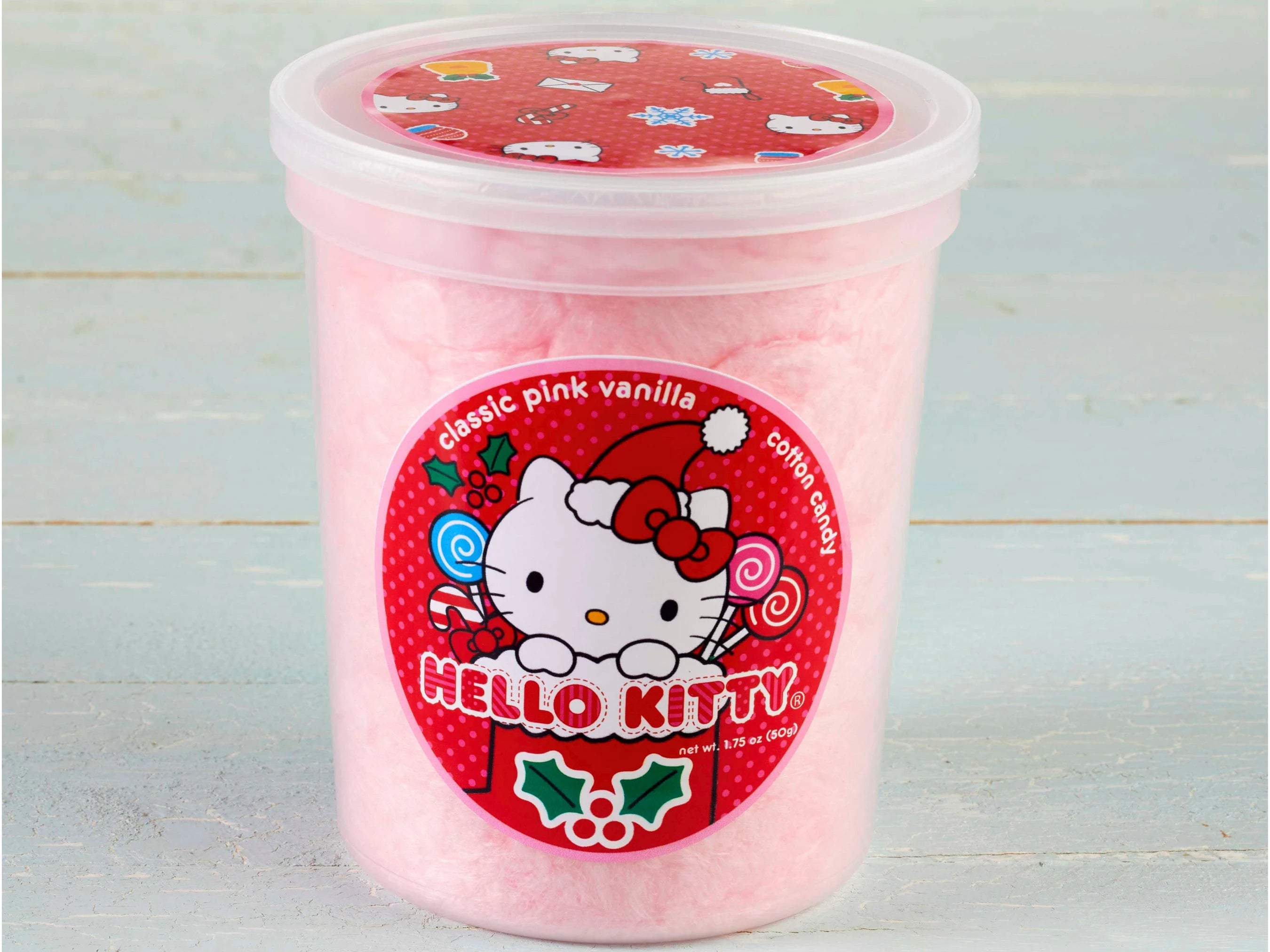 Chocolate Storybook-Hello Kitty Holiday Classic Pink Vanilla Gourmet Cotton Candy-CSB-HKCPV-Legacy Toys