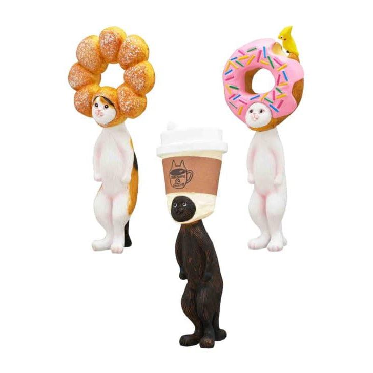 Clever Idiots-Kitan Club - Cat Donut Cafe Blind Box - Assorted Styles-KC-077-Legacy Toys