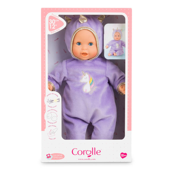 Corolle-Bebe Calin 12" Doll - Unicorn-100490-Legacy Toys