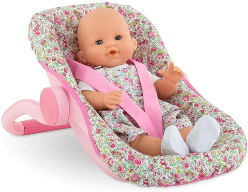 Corolle Mon Grand Poupon Baby Doll Sling for 14 & 17 Dolls - Pink/Wh