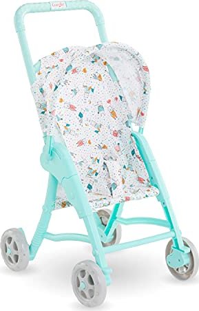 Corolle-Turquoise Stroller for 12