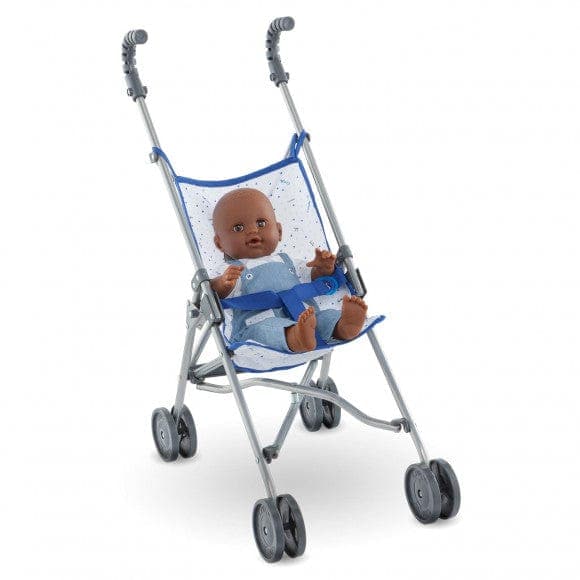 Corolle-Umbrella Stroller - Blue-140730-Legacy Toys