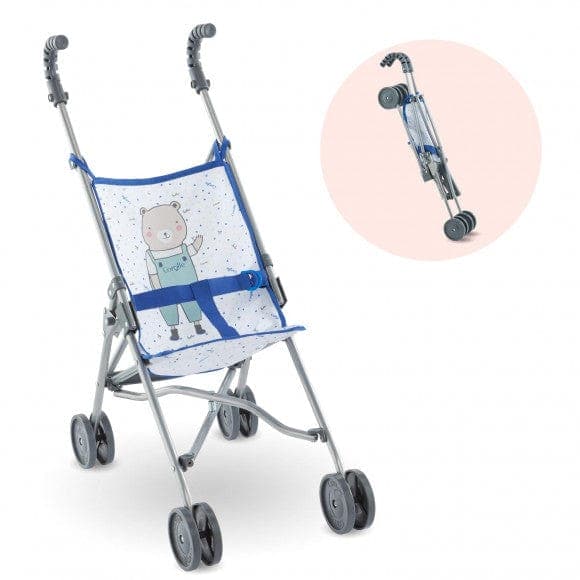 Corolle-Umbrella Stroller - Blue-140730-Legacy Toys