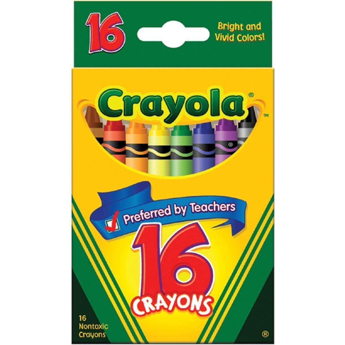 Crayola-Crayola 16 Count Crayons - Tuck Box-52-0016-Legacy Toys