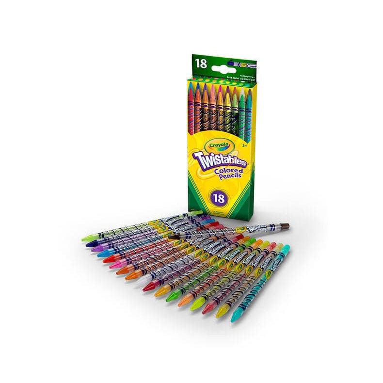 Crayola-Crayola 18 Count Twistables Colored Pencils-68-7418-Legacy Toys