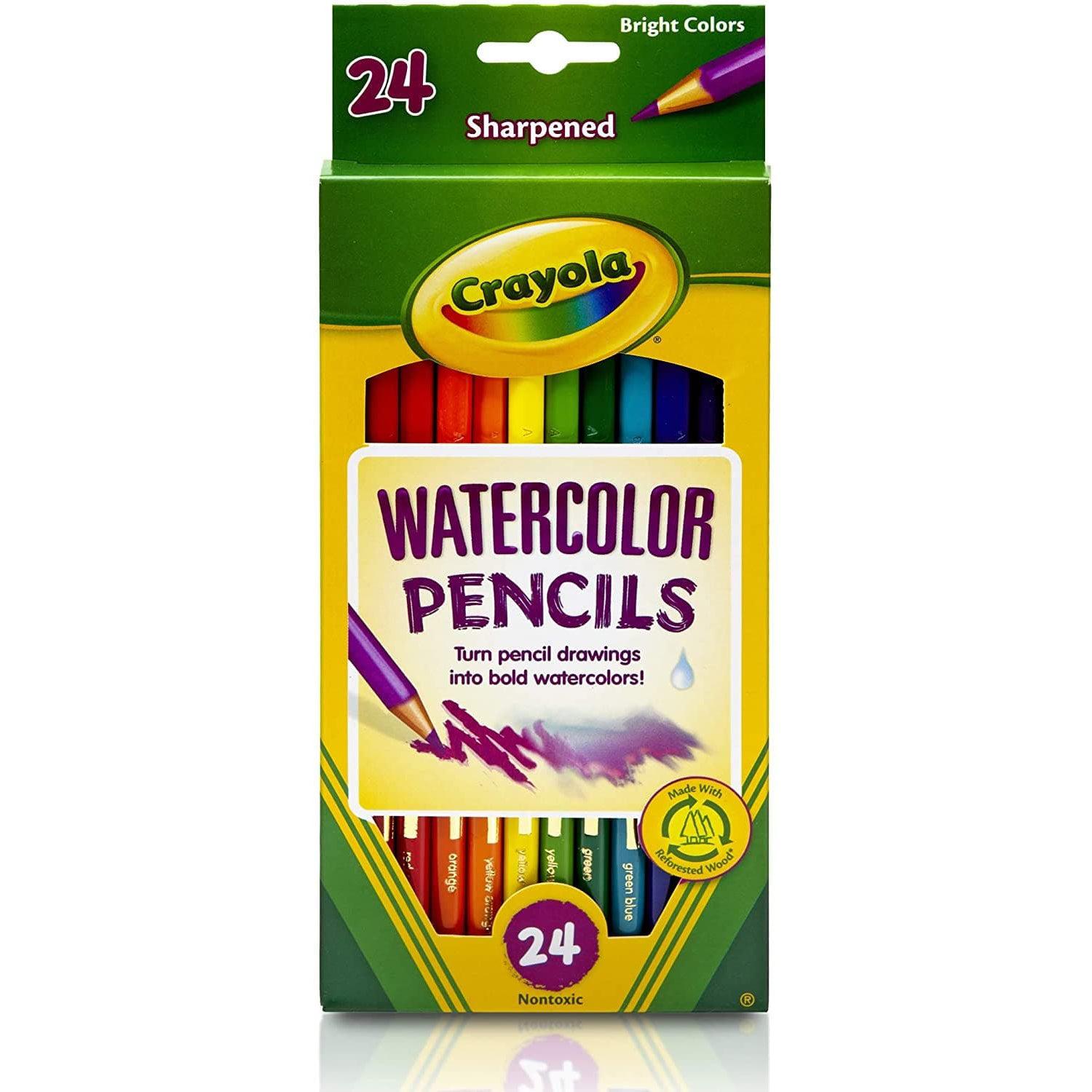 Crayola-Crayola 24 Count Watercolor Pencils-68-4304-Legacy Toys