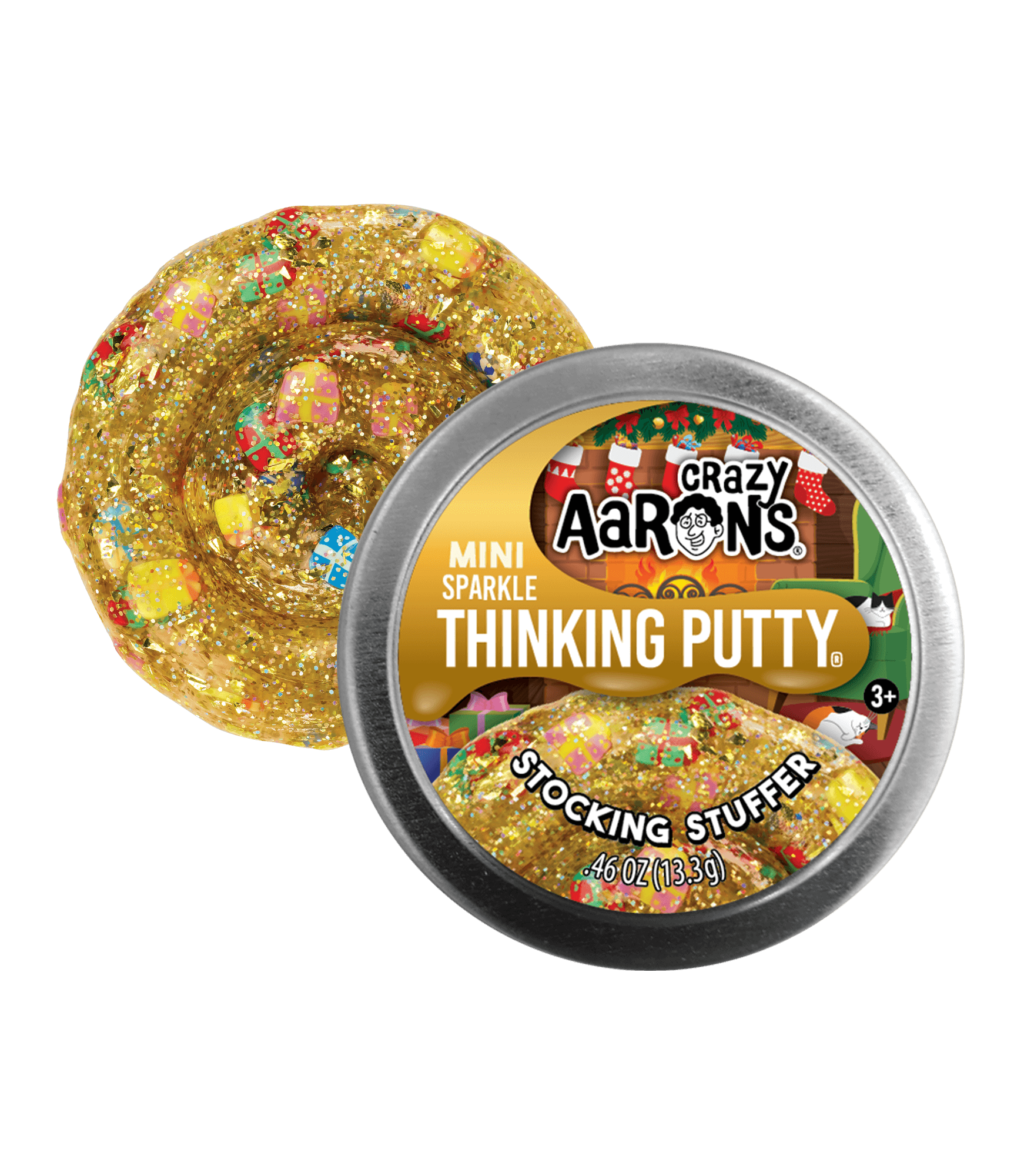 Crazy Aaron's-Crazy Aaron's 2" Mini Tin Holiday - Stocking Stuffer-MM003-Legacy Toys