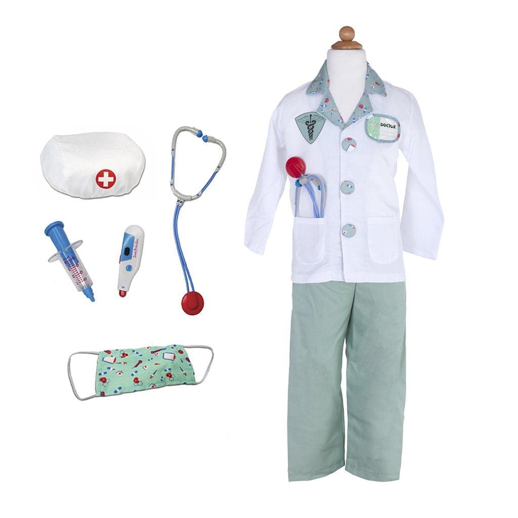 Creative Education-Dress Up Careers Green Doctor-81205-Legacy Toys