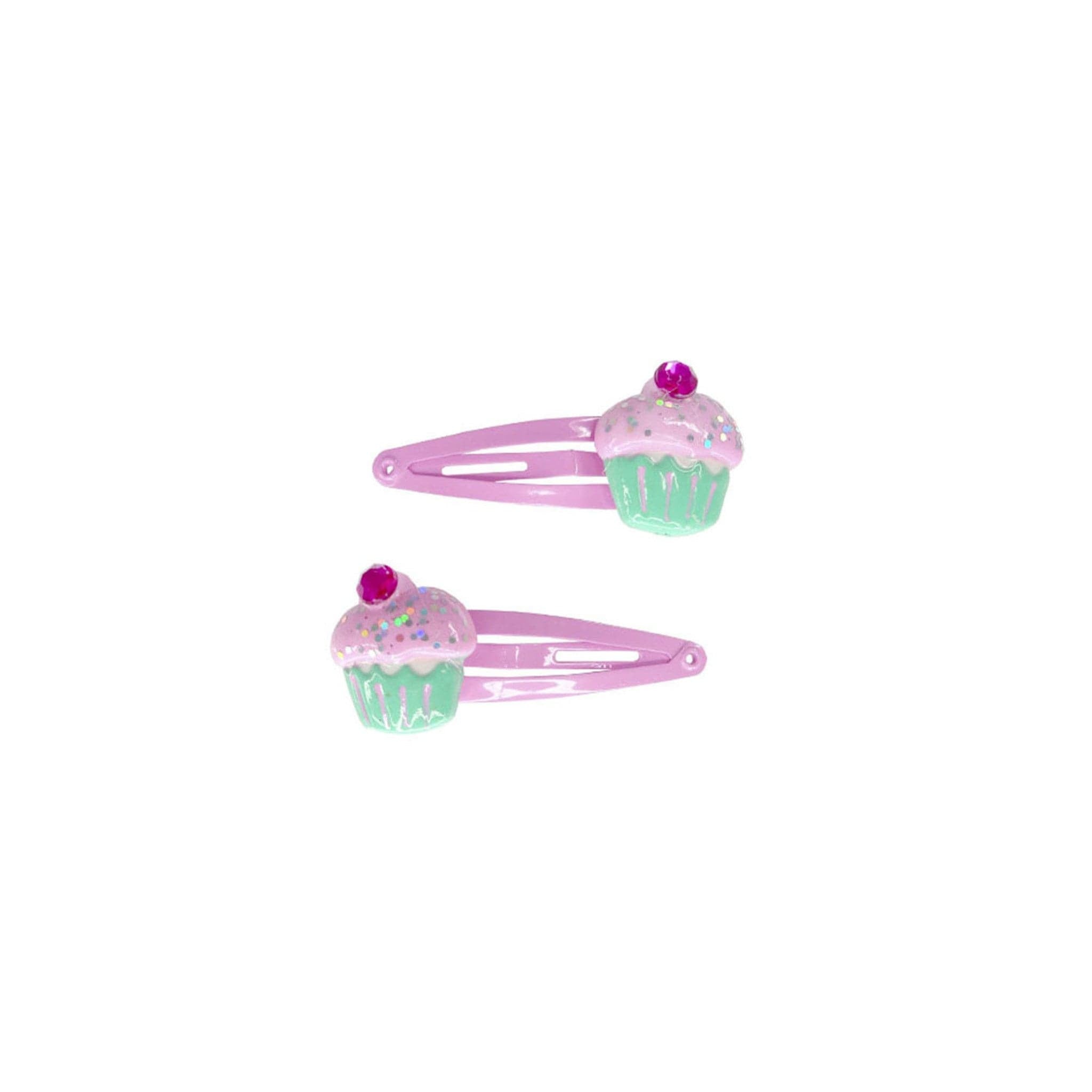 Creative Education-Frosty Topping Cupcake Hair Clips (2pc set)-88008-Legacy Toys