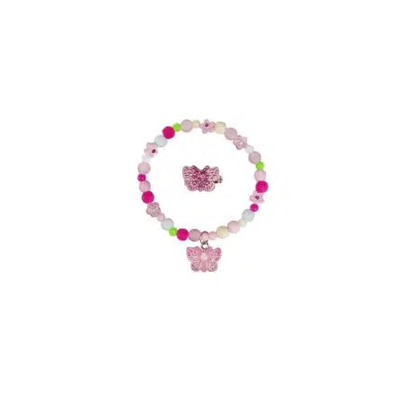 Creative Education-Sparkle Butterfly Bracelet & Ring Set-84004-Legacy Toys