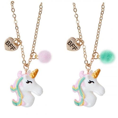 Creative Education-Unicorn BFF Share & Tear Necklace Set (2 pcs)-86111-Legacy Toys