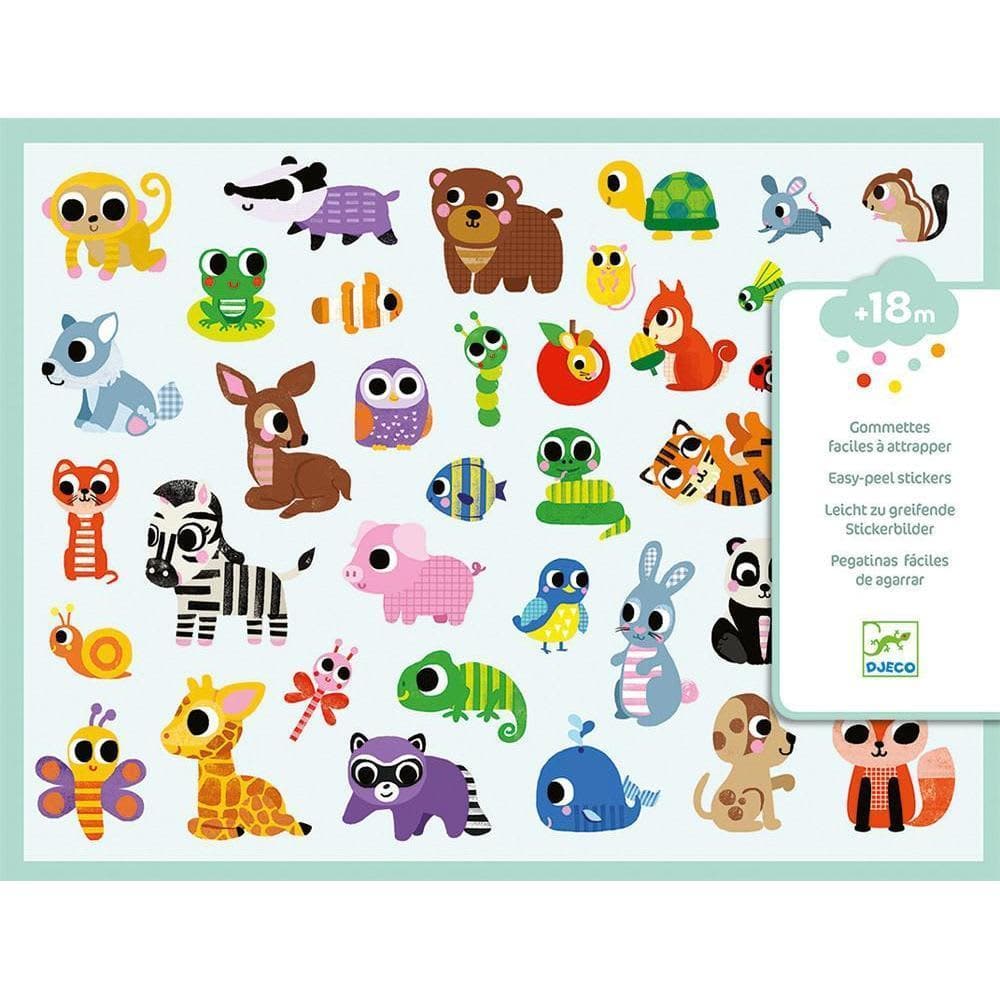 DJECO-Baby Animals Sticker Kit-DJ09084-Legacy Toys