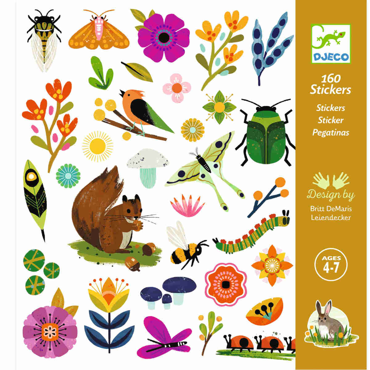 DJECO-Garden Stickers-DJ09272-Legacy Toys