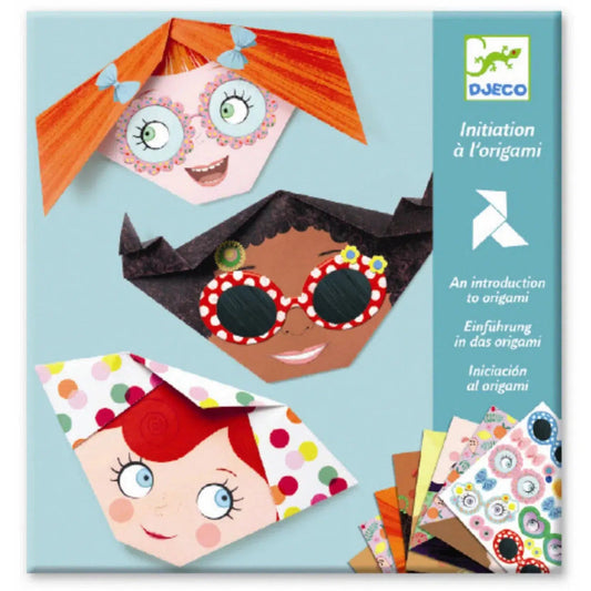 DJECO-Introduction to Origami-DJ08757-Pretty Faces-Legacy Toys