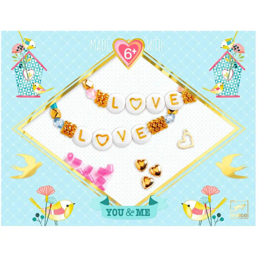 DJECO-Love Letters Beads & Jewelry-DJ00012-Legacy Toys