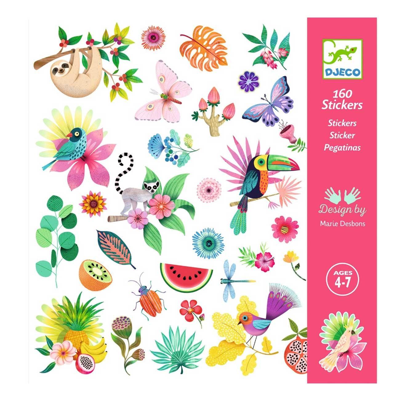 DJECO-Paradise Stickers-DJ09271-Legacy Toys