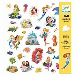 DJECO-Petit Gifts - Mermaids Stickers-DJ08885-Legacy Toys