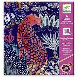 DJECO-Petit Gifts - Scratch Cards Lush Nature-DJ09728-Legacy Toys