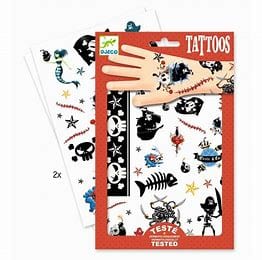 DJECO-Pirates Tattoos-DJ09584-Legacy Toys