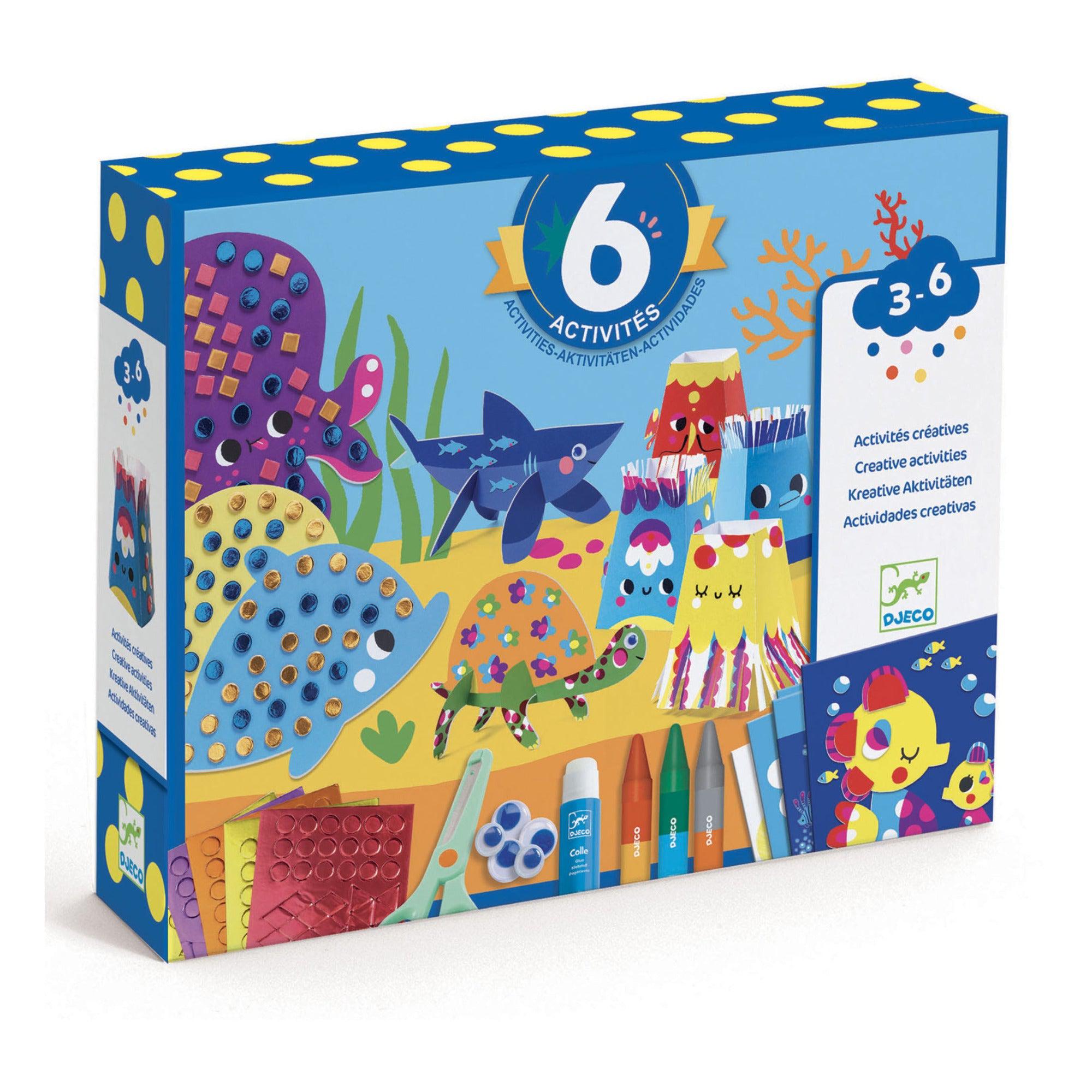 DJECO-Seaside Delights Multi Activity Kit-DJ09294-Legacy Toys