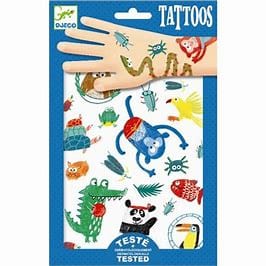DJECO-Snouts Tattoos-DJ09576-Legacy Toys