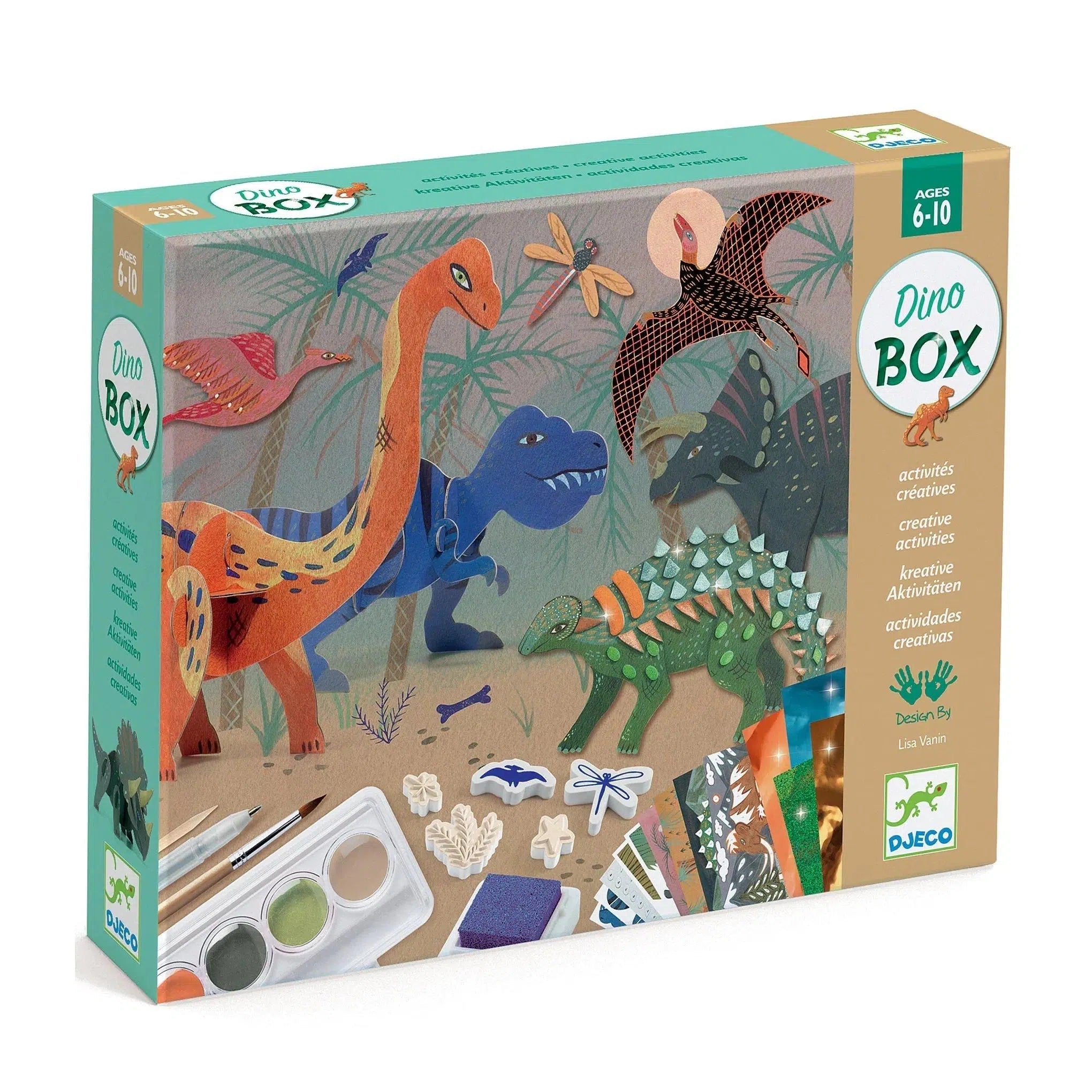 DJECO-The World of Dinosaurs Multi Activity Kit-DJ09331-Legacy Toys